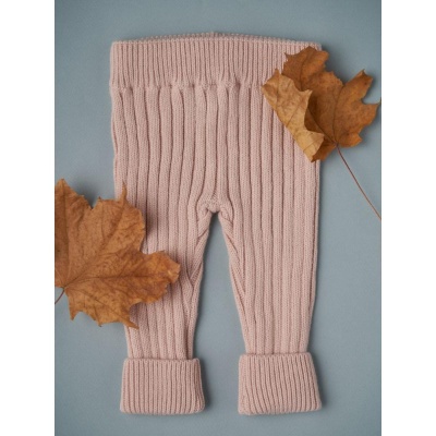 Штанишки вязаные Лапша Маленькая звезда 0005 (ЧЗ-нк) пудровый 01