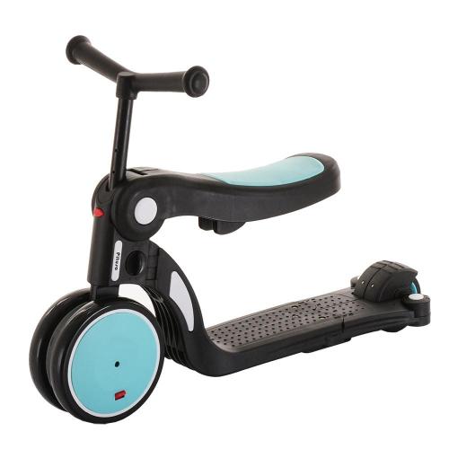 Трёхколёсный самокат Pituso HD-200-Blue голубой фото 4