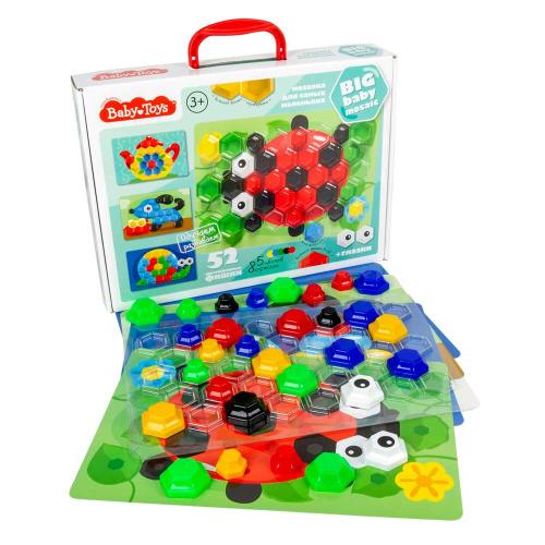 Мозаика для самых маленьких Baby Toys 52 элемента Десятое Королевство 02517 фото 2
