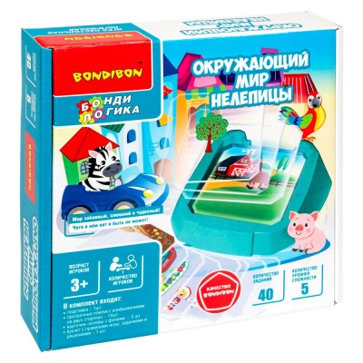 Настольная игра Окружающий мир Нелепицы Bondibon BB5085