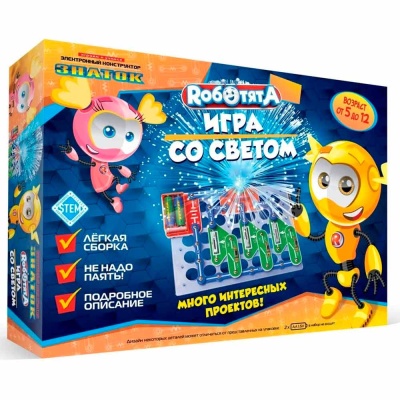 Электронный конструктор Игра со светом Знаток ZP-70030 5