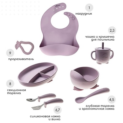 Набор для кормления из 9 предметов Miyoumi NK0002/267 10