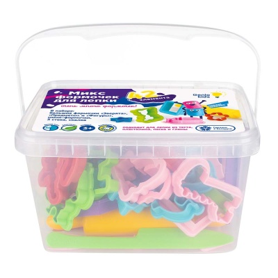 Набор для лепки Микс формочек для лепки Genio Kids LEP09 1