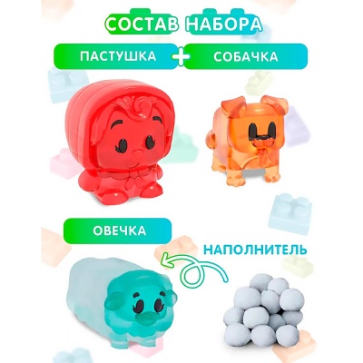 Конструктор Jelly Blox Пастушка 3 детали Goliath 936952.012 2