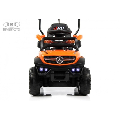 Детский электромобиль RiverToys G005GG оранжевый 02