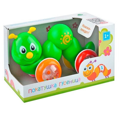 Игрушка-каталка Гусеница Stellar 01393