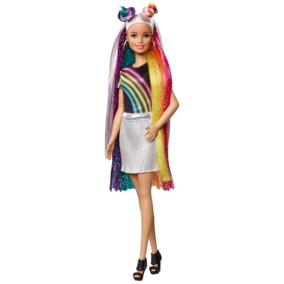 Кукла Барби с радужными волосами Barbie Mattel FXN96