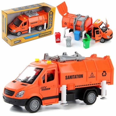 Автомобиль Мусоровоз инерционный свет звук Veld Co 118478