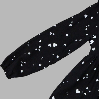 Платье Сердечки Чуди Кидс 604625Ц2-2 чёрный 04