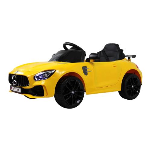 Детский электромобиль Mercedes-Benz AMG GT RiverToys X777XX жёлтый