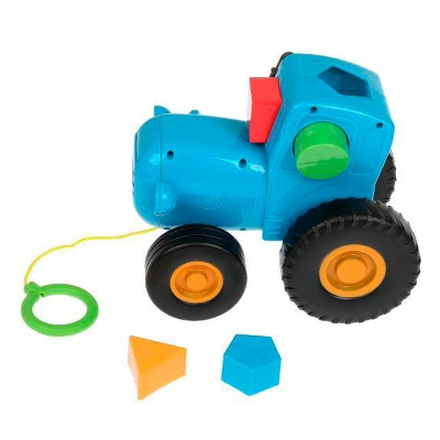 Каталка сортер Синий Трактор 30 песен сказок и загадок Умка HT1262-R-WOD