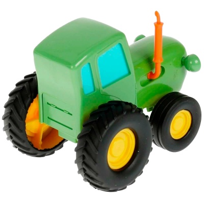 Машинка инерционная Синий трактор 11 см ТехноПарк BLUTRA-11-GN 2