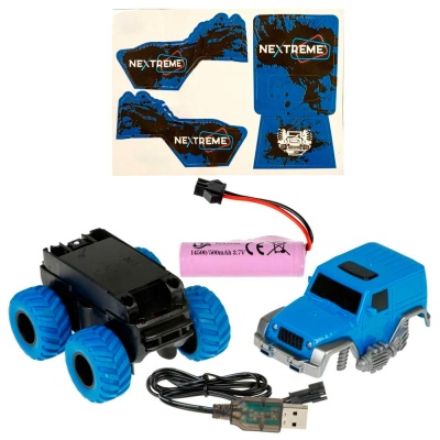 Гибкий трек Nextreme 100 деталей 1toy Т23878 2