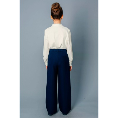 Блузка школьная для девочки размер 116 Deloras С64276 молочная 3