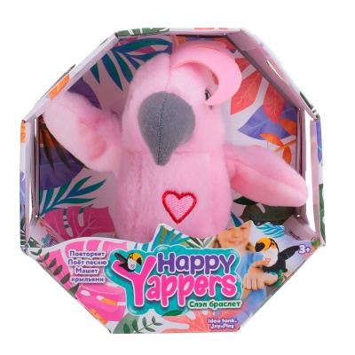 Интерактивная игрушка со слэп браслетом Какаду Happy Yappers 9595