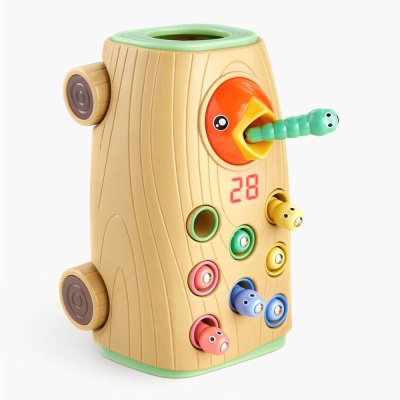 Игрушка-стучалка HUNGRY BIRD Happy Baby 331897