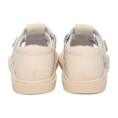 Сандалии для девочки Капитошка A21107 бежевые 3