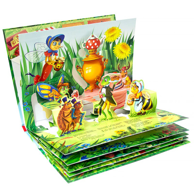 Книга Сказка-панорамка Муха-Цокотуха Malamalama 3