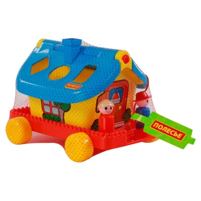Игрушка Садовый домик на колёсиках Полесье 56443