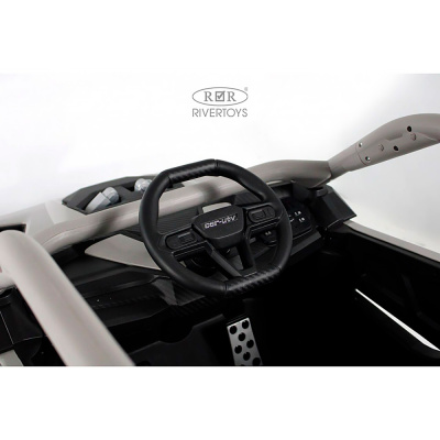 Детский электромобиль RiverToys Z707ZZ серый