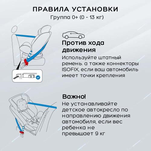 Автокресло детское Amarobaby Brilliant ISOFIX 0-36 фото 13