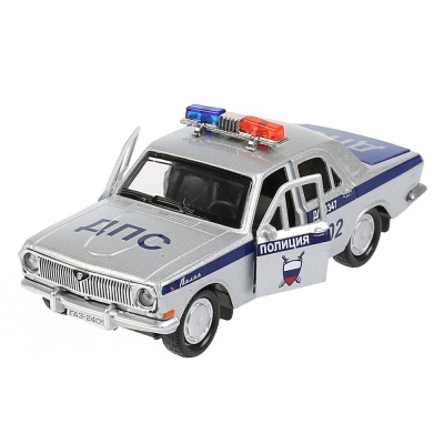 Коллекционная машинка ГАЗ-2401 Волга Полиция Технопарк 2401-12POL-SR 04