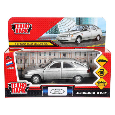Игрушка машинка металлическая ваз-2112 Технопарк 2112-12-SR (72) 5