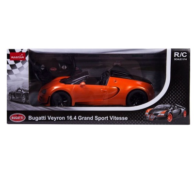 Машинка на радиоуправлении Bugatti Grand Sport Vitesse 1:14 Rastar 70400O 2