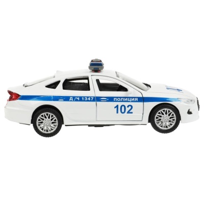 Коллекционная машинка Hyundai Sonata Полиция Технопарк SONATA-12POL-WH