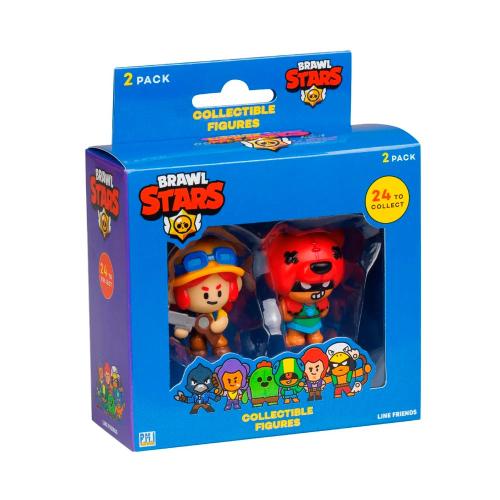 Коллекционные фигурки Brawl Stars Нита и Джесси 5 см PMI BRW2015C фото 4
