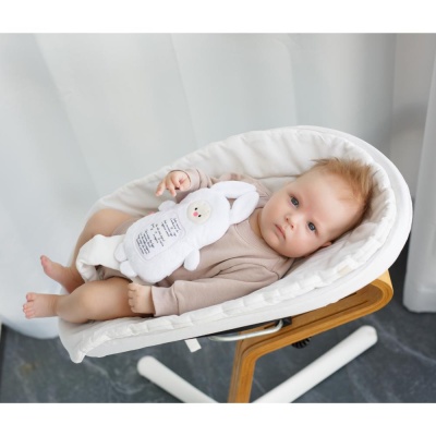 Мягкая игрушка-грелка с вишнёвыми косточками Зайка с метрикой Мякиши 660 04