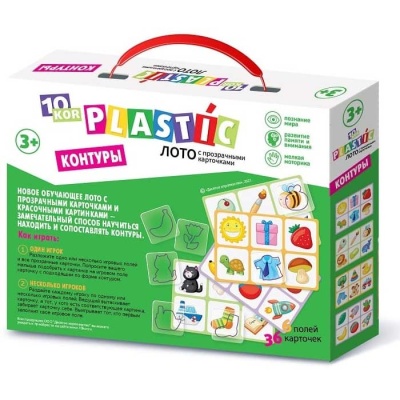 Лото пластик Контуры Десятое Королевство 04006