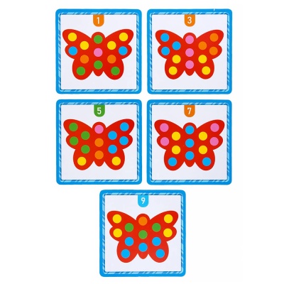 Сортер деревянный Бабочка с заданиями Десятое королевство 05115 2