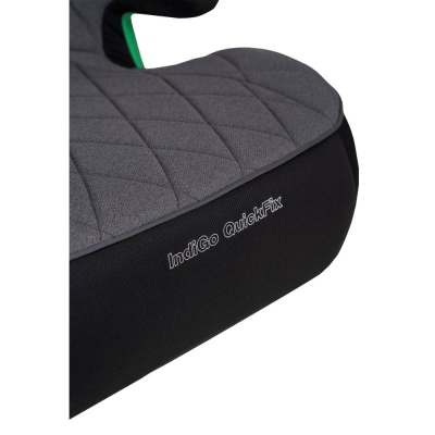 Автокресло-бустер Indigo QuickFix Isofix KBH310 серый-чёрный 02