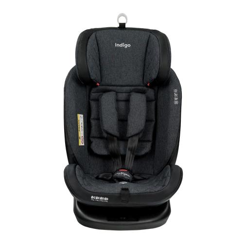 Автокресло Indigo Aero IsoFix ST-3 тёмно-серый лён фото 3