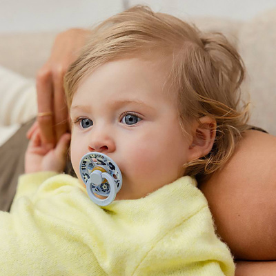 Набор пустышек латексных Liberty Colour 2 шт от 6 месяцев Bobo Dusty Blue Mix Bibs 12020102 4