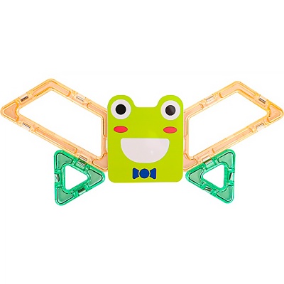 Конструктор магнитный Животные 35 деталей Рыжий кот 2313671 3