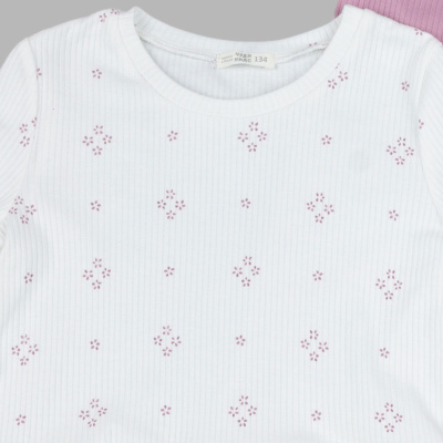 Пижама Мозаика Чуди Кидс 515125Ц2 белый/розовый 02