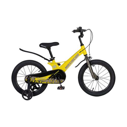 Велосипед детский Maxiscoo Space Стандарт 16 MSC-S1641 жёлтый матовый