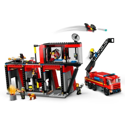 Конструктор Lego City 60414 Пожарная часть с пожарной машиной 2