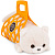 Мягкая игрушка Кот Барсик в сумке Orange B1000/35