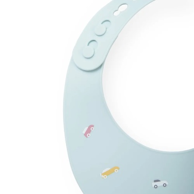 Фартук нагрудный силиконовый Машинки Happy Baby 16017-3