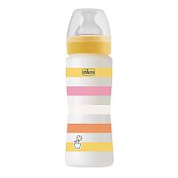 Бутылочка для кормления Well-Being Girl 330 мл от 4 месяцев Chicco 8058664166244