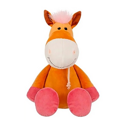 Мягкая игрушка Лошадка рыжая Символ Года 25 см Relana RL25062-25