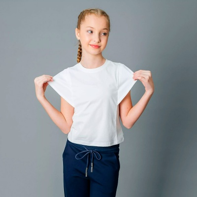 Блузка школьная для девочки Deloras Z64266SF молочная 3