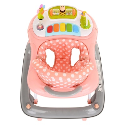 Ходунки Пчёлка Pituso W1121PB8-Grey Серый-Коралл 04