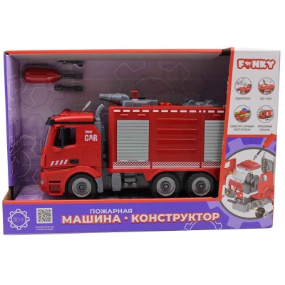 Пожарная машина-конструктор Funky toys FT61115 1
