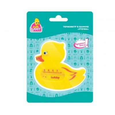 Термометр в ванную Уточка 0мес Lubby 15847/144/12 1