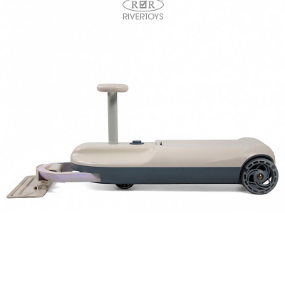 Детский электромобиль River Toys Y-01 бежевый 10