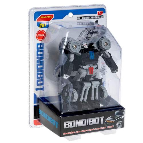 Трансформер Bondibot Робот Внедорожник с металлическими деталями Bondibon ВВ6102 фото 5